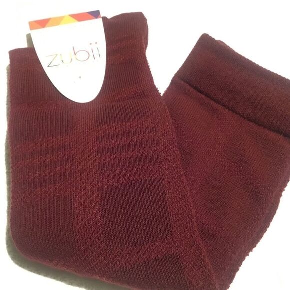 SALE. BUY 5/$10. NWT. Girls Knee Socks Size 12. Wine/Maroon - Picture 2 of 5